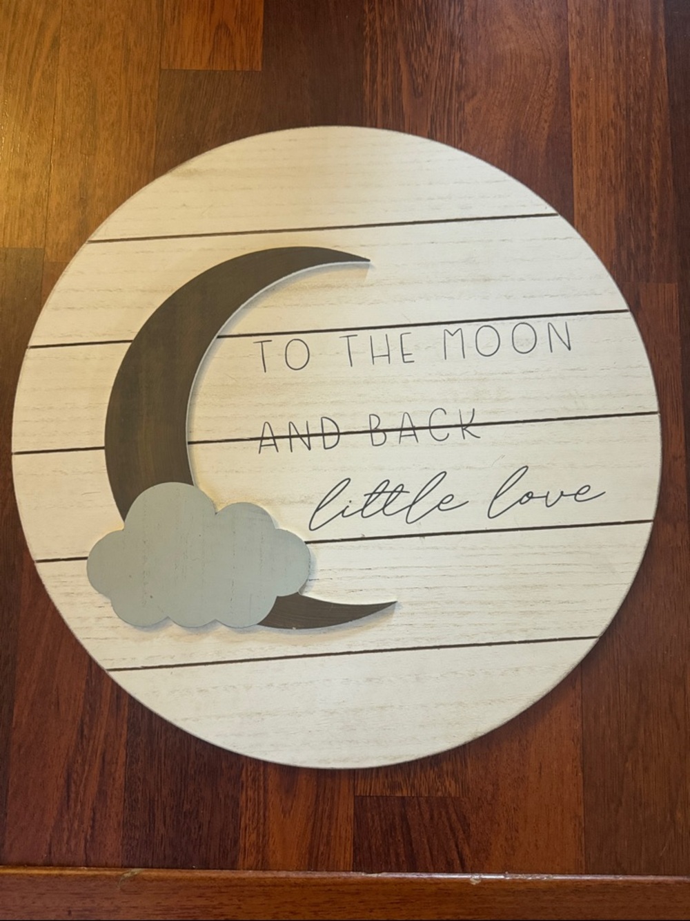 I love you to the moon and back- nursery decor